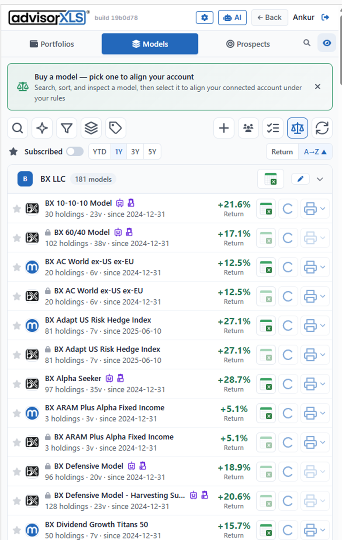 Model marketplace
